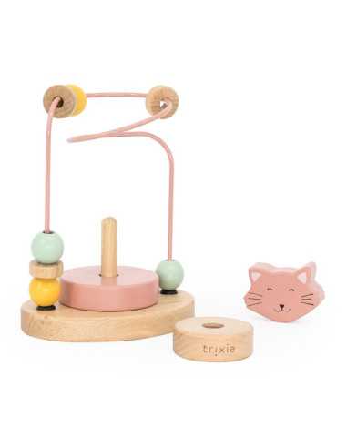 Labyrinthe de perles en bois Chat -... Labyrinthe de perles en bois Chat -...