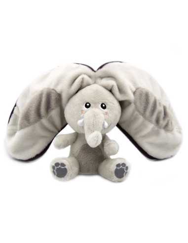 Peluche Velvet l'éléphant aubergine -... Peluche Velvet l'éléphant aubergine -...