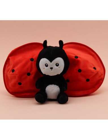 Peluche Comet la coccinelle tomate -... Peluche Comet la coccinelle tomate -...