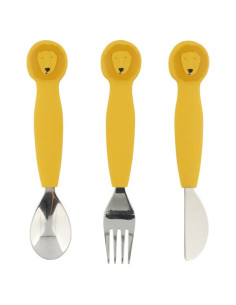 Couverts en silicone Lion -...