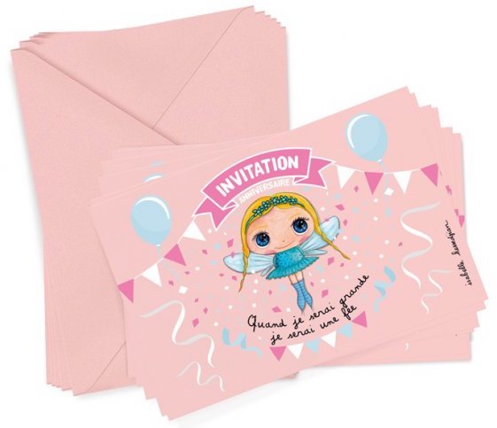 Invitation pour l'anniversaire d'une petite fille