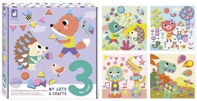 My Arts & Crafts - 5 Ans Gommettes et Décors - 5 Tableaux - Kit Loisir  Créatif Enfant - Apprentissage Motricité Fine et Concentration