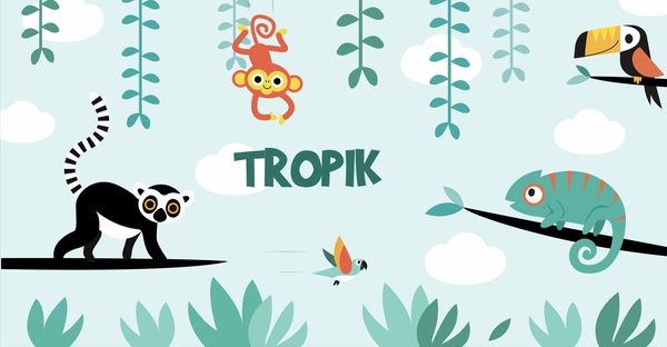Tente de jeu enfant - Tipi Tropical Tropik - Janod