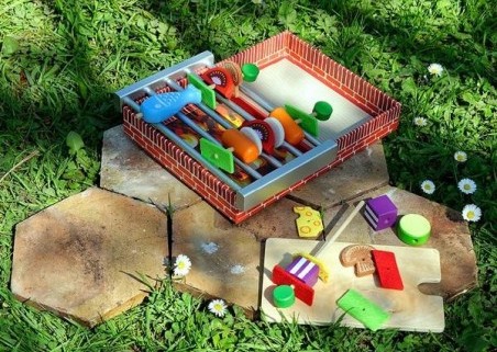 Jouet Gâteau en Bois et Hamburger Aimant Jeu de Cuisine de Nourriture
