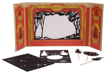 Mini théâtre enfant jouet en bois