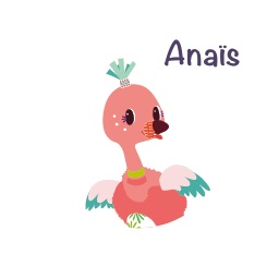 anais flamant rose lilliputiens