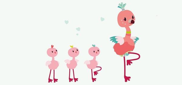 Anais le flamant rose Lilliputiens