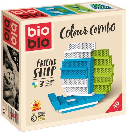 BIOBLO Mini box 40 briques bateau