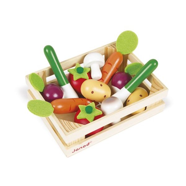 Légumes en bois pour jouet dinette