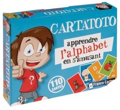 Jeu de société pour apprendre l'alphabet