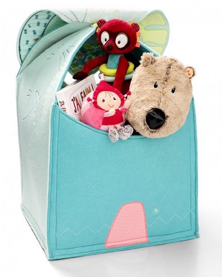 Coffre à jouets bleu pour ranger