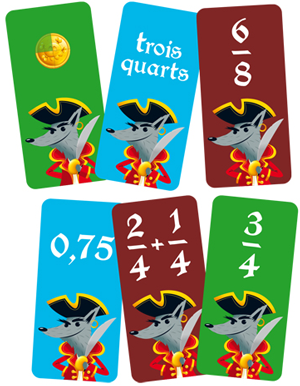 Jeu pour apprendre les fractions