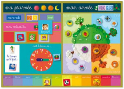 Semainier Et Calendrier Perpetuel Pour Enfant