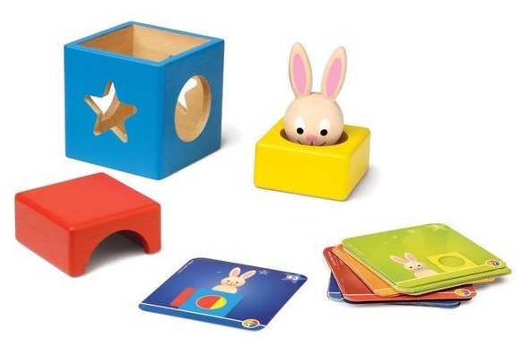 Jeu de réflexion en bois pour les enfants de 2 ans