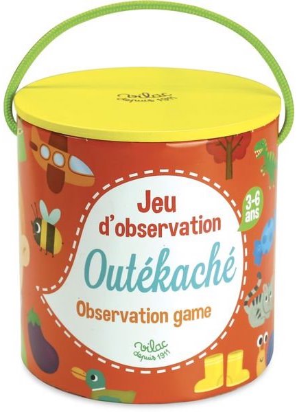 Jeu d'observation pour enfant comme le lynx