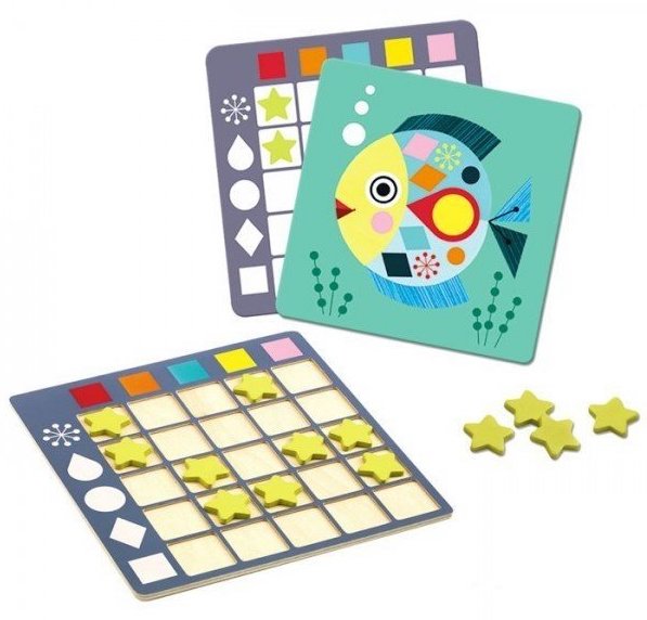 Jeu pour apprendre à associer formes et couleurs