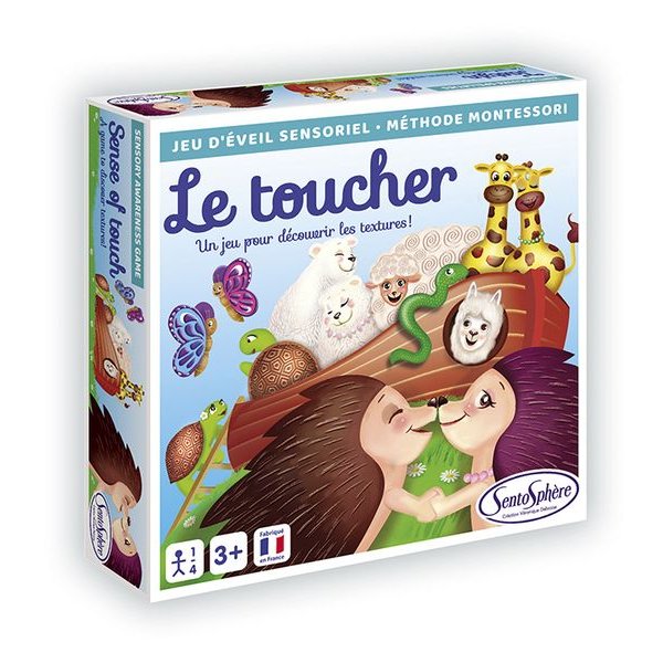 Jeu sensoriel le toucher pour les enfants