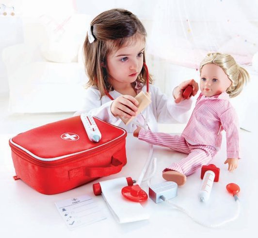 Malette Docteur Enfant Kit de Médecin Jouets Déguisement de