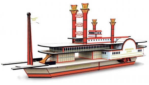 Modèle réduit d'un bateau maquette débutant