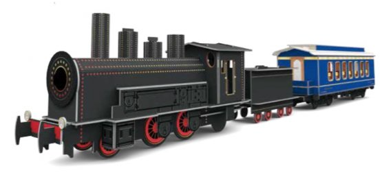 Maquette de l'orient express à construire