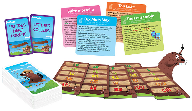 Jeu pour apprendre les syllabes et l'orthographe