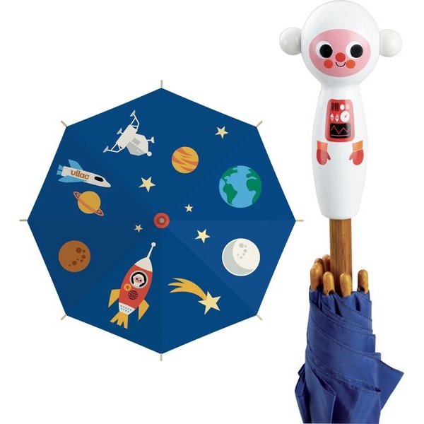 Parapluie enfant sur le thème de l'espace