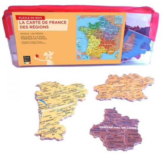 Puzzle pédagogique géographie