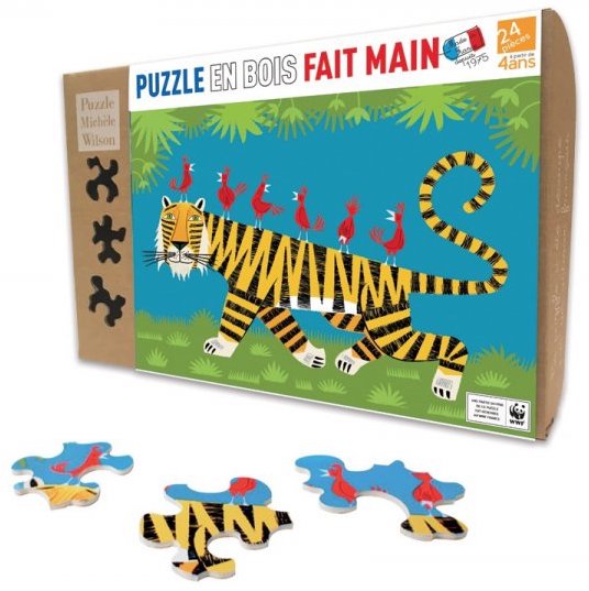 Puzzle en bois écologique pour les enfants