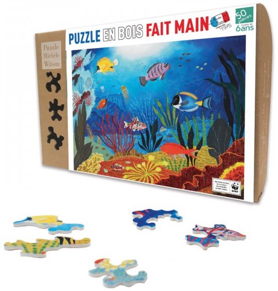 Puzzle écologique en bois pour les enfants de 6 ans