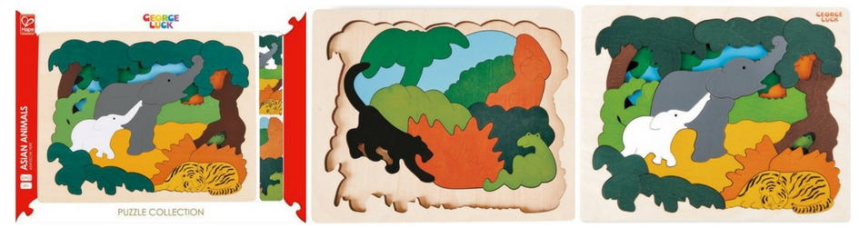 Puzzle en bois pour enfant de 3 ans