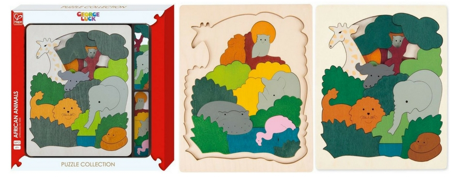 Puzzle en bois original pour enfant
