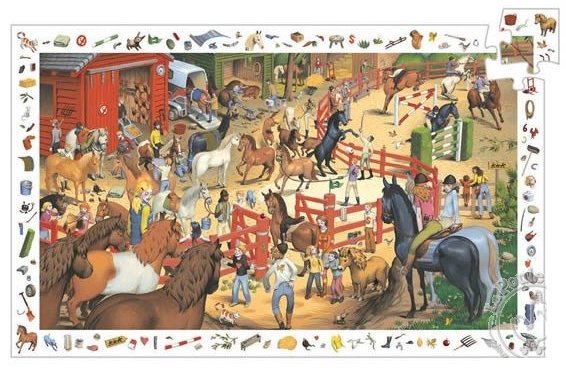 Puzzle d'observation pour les enfants