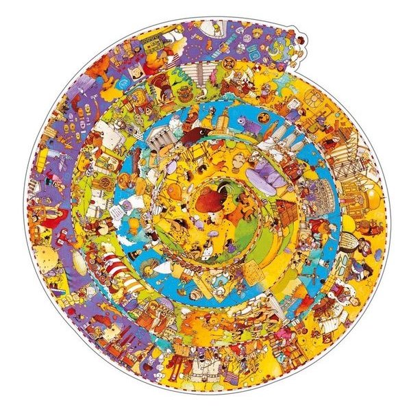 Puzzle éducatif sur le thème de l'histoire