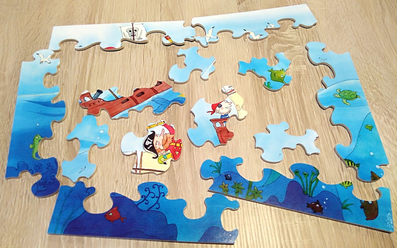 Puzzles avec des grands contours pour les enfants