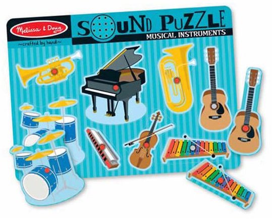 Puzzle musicaux avec des instruments