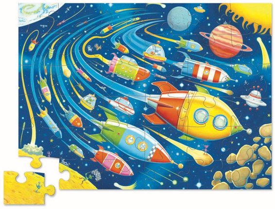 Jeux et jouets sur le thème de l'espace