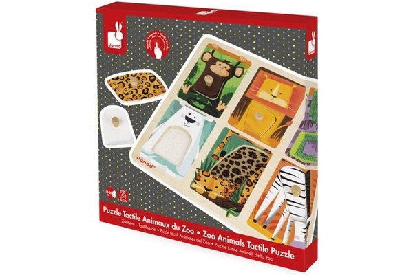 puzzle tactile les animaux du zoo