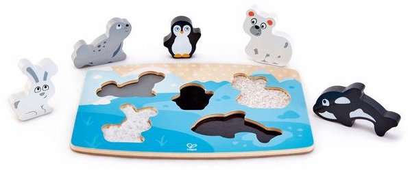 Puzzle tatile Les animaux de la banquise de Hape