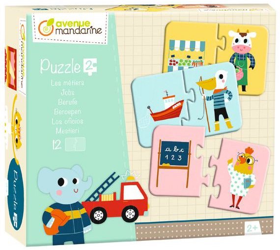 Puzzle éducatif pour apprendre les métiers