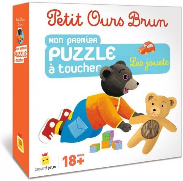 Puzzle à toucher Les Jouets Petit Ours Brun