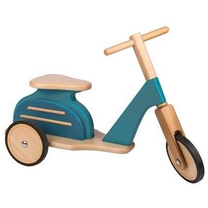 Scooter porteur en bois Moulin Roty