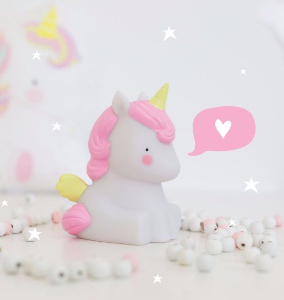 Veilleuse et lampe de chevet licorne