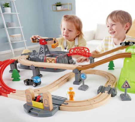 Enfants Course Piste Jouets Aventure Puzzle Aimant Rail Car Set Éducatif  Interactive Jouets Cadeau Pour Kid Boy Girl