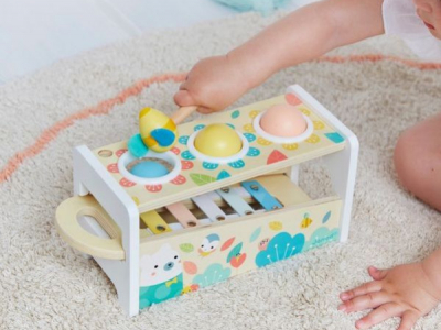 Jouet pour Bébé de 1 An - Circuit de Voiture Jouet pour Enfant de 1 2 Ans  avec Marteau et Balle Jouets Éveil Montessori pour Garçon Fille 1 2 3 Ans  Parfait