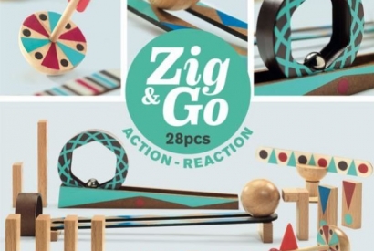 Zig & Go, le jeu de construction action-réaction